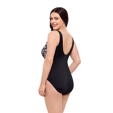 Women's Great Lengths Side Tie Surplice One-Piece Swimsuit