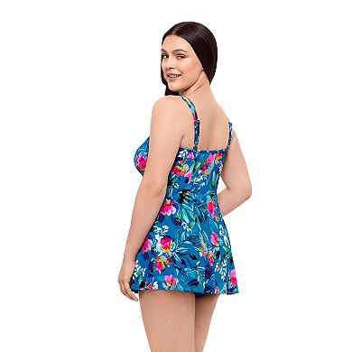 Women's Great Lengths Dreamy Island Princess Seam One Piece Swimdress