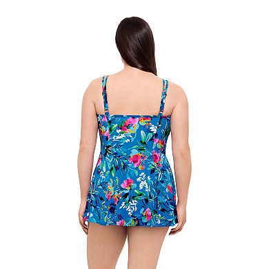 Women's Great Lengths Dreamy Island Princess Seam One Piece Swimdress
