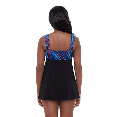 Women's Great Lengths Risk Taker Tie Front Swimdress One Piece Swimsuit