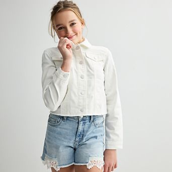Girls 6-20 SO® Essential Denim Jacket in Regular and Plus Size