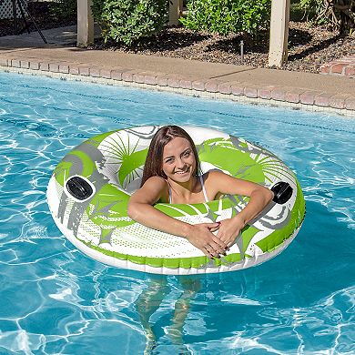 Poolmaster 50 inch Hurricane Green Swimming Pool Float Sport Tube