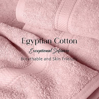 Superior 2-pc. Egyptian Cotton Heavyweight Solid Plush Bath Towel Set