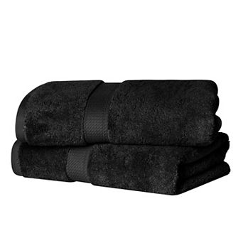 Superior 2 pc Egyptian Cotton Heavyweight Solid Plush Bath Towel Set