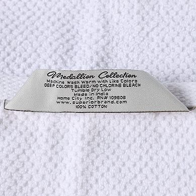 Superior 12-pc. Medallion Cotton Jacquard Textured Towel Set