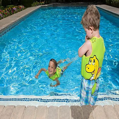 Poolmaster Dino Swimming Pool Float Vest for 3-6 Years Old