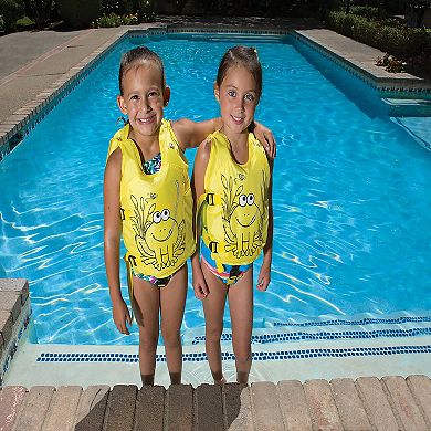 Poolmaster Hungry Frog Swimming Pool Float Vest for 3-6 Years Old