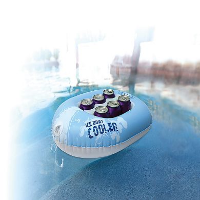 Poolmaster Floating Boat Ice Cooler for Swimming Pool or Beach
