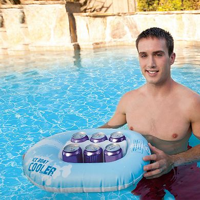 Poolmaster Floating Boat Ice Cooler for Swimming Pool or Beach