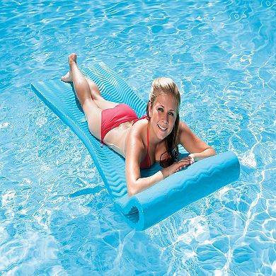 Poolmaster Soft Tropic Comfort Swimming Pool Mattress Float (Aqua Marine)