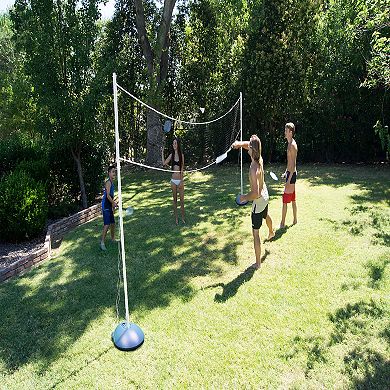 Poolmaster Deluxe Swimming Pool and Backyard Badminton Racket and Birdie Set