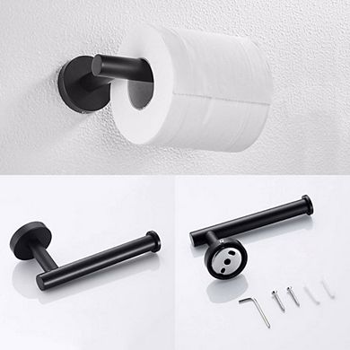 Bathroom Hardware Set Wall Mounted, 304 Stainless Steel Towel Bar and Hook Set