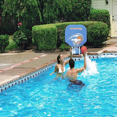Poolmaster Pro Rebounder Poolside Basketball / Volleyball Game Combo
