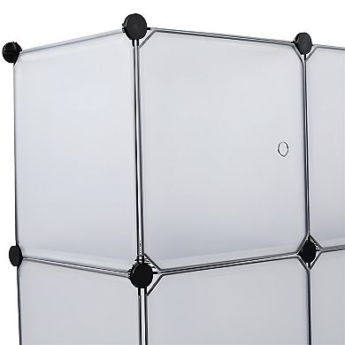 16-cube Storage Shelf Cube Shelving Bookcase Bookshelf Organizing Closet Toy Organizer Cabinet