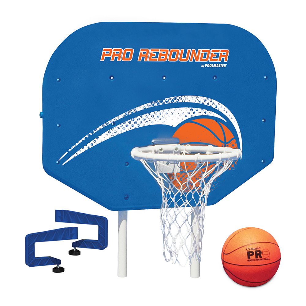 Poolmaster Pro Rebounder Poolside Basketball Game with Bracket Mounts