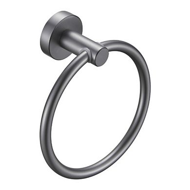 Space Aluminum Bath Towel Ring - Rust-Resistant, Modern Design, Compact