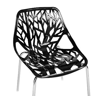 4 Piece Birds Nest Style Lounge Chair