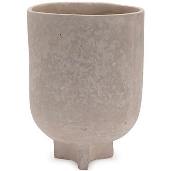 Container 5.5"D X 7"H Recycled Paper/chalk Powder