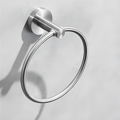 Bathroom Accessories Set- Robe Hooks, Towel Ring, and Bar