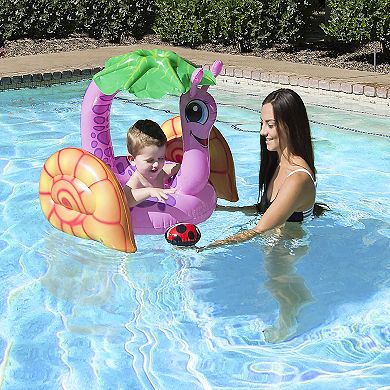 Poolmaster Snail Baby Swimming Pool Float Rider
