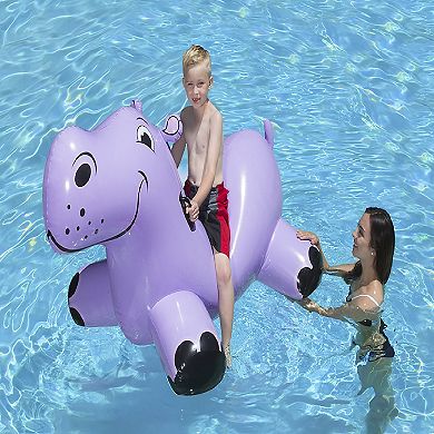 Poolmaster Happy Hippo Swimming Pool Float Rider