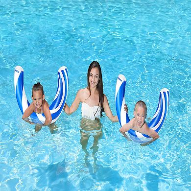 Poolmaster Inflatable Curved Swimming Pool Noodle Pool Float, 2 Pack