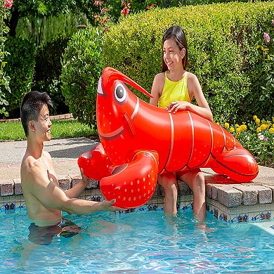 Poolmaster Lobster Rider Inflatable Swimming Pool Float