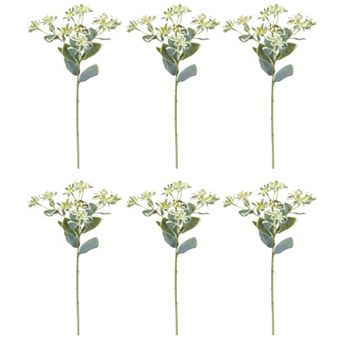 Euphorbia Spray (Set Of 6) 18.5"h Polyester