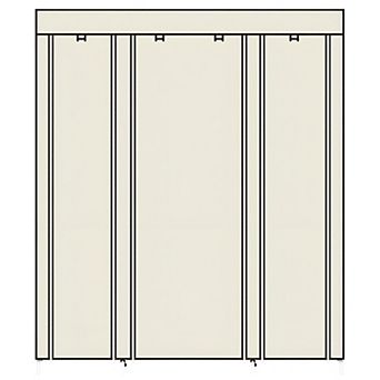 Portable Clothes Closet Wardrobe Storage Organizer With Non-woven Fabric Quick