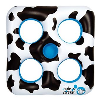Poolmaster Hole-y Cow Island Inflatable Swimming Pool Float Lounge