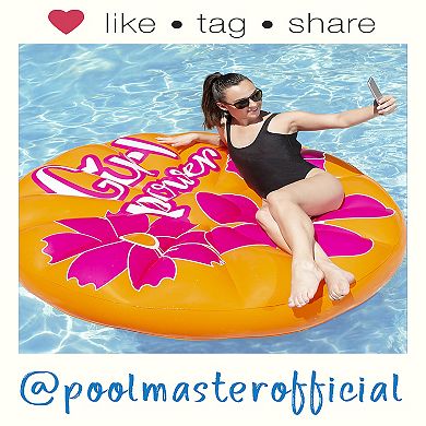 Poolmaster #Girlpower Swimming Pool Float Island