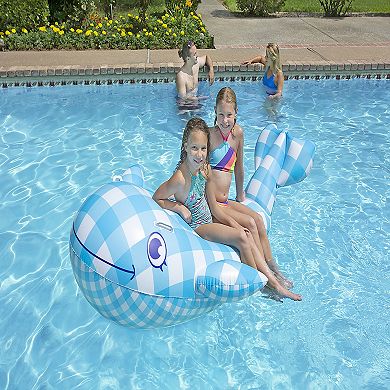 Poolmaster Willy the Whale Swimming Pool Float Rider