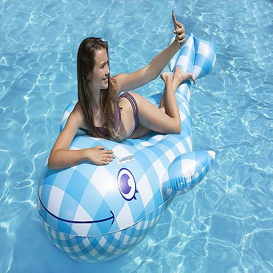 Poolmaster Willy the Whale Swimming Pool Float Rider