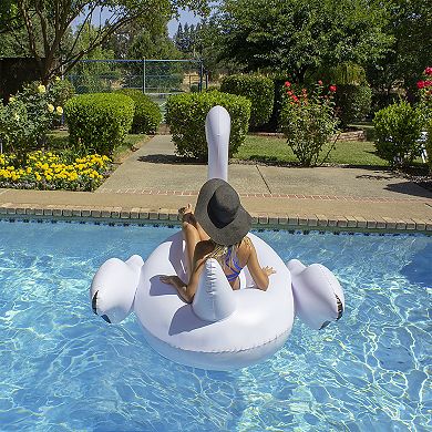 Poolmaster Jumbo Swan Swimming Pool Float