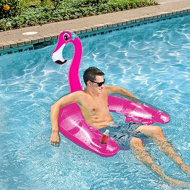 Poolmaster Pink Flamingo Sling Chair Swimming Pool Float Lounge