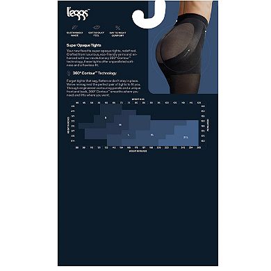 Women's L'eggs 360° Contour Super Opaque Tights
