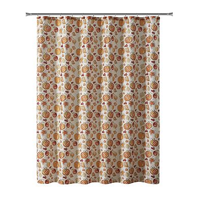 VCNY Home Pumpkins 16-pc. Shower Curtain Bath Set