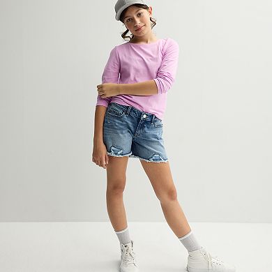 Girls 6-20 SO Mid Rise Denim Shorts in Regular and Plus
