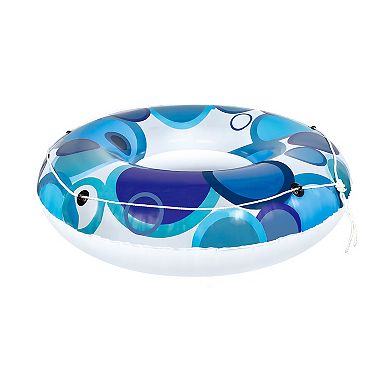 Poolmaster Teal Blue Bright Circles Tube