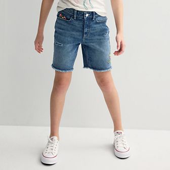 Girls 6-20 SO® Denim Bermuda Shorts in Regular and Plus Size