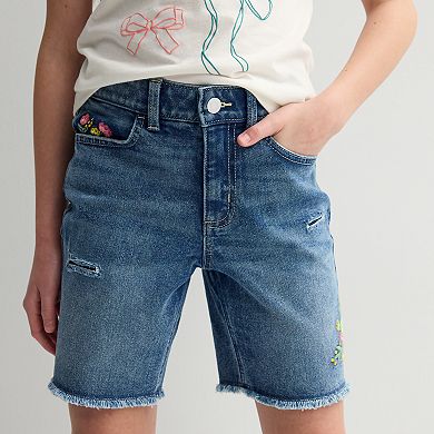 Girls 6-20 SO® Denim Bermuda Shorts in Regular and Plus Size