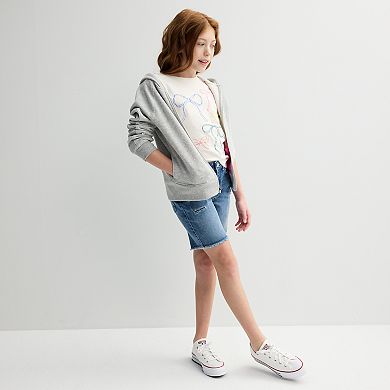 Girls 6-20 SO® Denim Bermuda Shorts in Regular and Plus Size