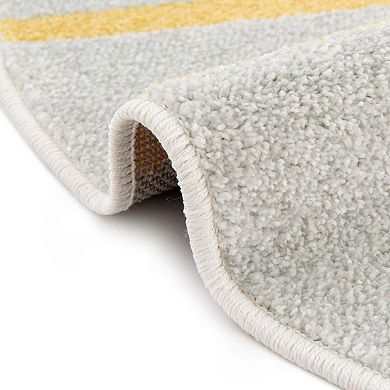 Unique Loom Smiling Sunshine Whimsy Kids Rug