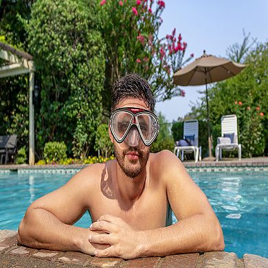 Poolmaster Crimson Sport Swim & Dive Mask Set