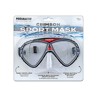 Poolmaster Crimson Sport Swim & Dive Mask Set