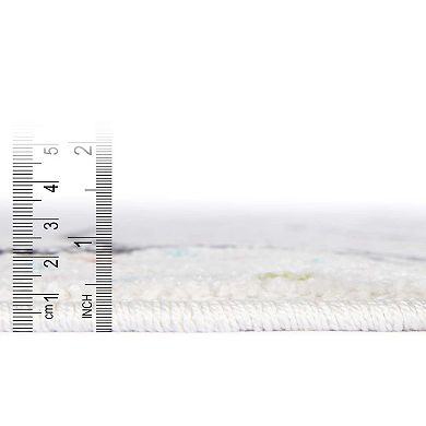 Unique Loom Whales Whimsy Kids Rug