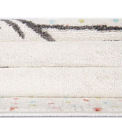 Unique Loom Whales Whimsy Kids Rug