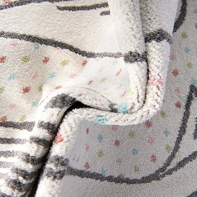 Unique Loom Whales Whimsy Kids Rug