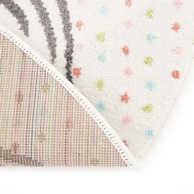 Unique Loom Whales Whimsy Kids Rug