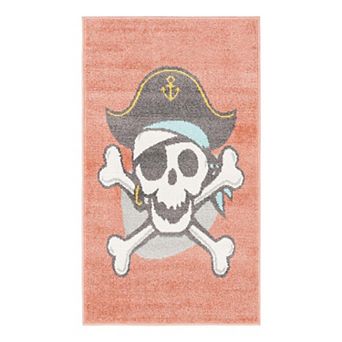 Unique Loom Pirate Whimsy Kids Rug